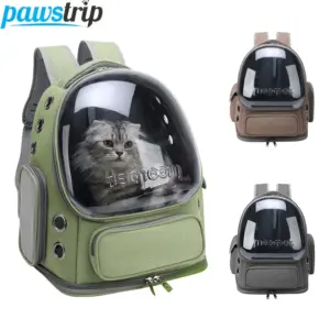 Sac de transport Transparent pour animaux de compagnie, sac à dos de voyage en plein air pour chats, petits chiens, sac de transport respirant pour chat, fournitures pour animaux de compagnie