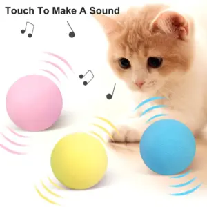 Jouets Interactifs Intelligents pour Chat, Balle Tactile, Oiseau, Grenouille, Son de Cricket, IkPets, ChFuk Playing, Fournitures d'Entraînement