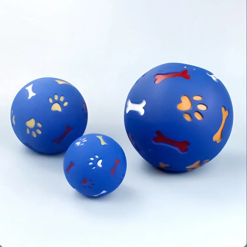 Jouet pour chien et chat, mangeoire pour fuite de nourriture, boule de friandises, boule en caoutchouc, distributeur à mâcher, mangeoire interactive pour chats, jouets d'entraînement pour animaux de compagnie pour chats – Image 5