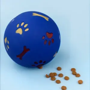 Jouet pour chien et chat, mangeoire pour fuite de nourriture, boule de friandises, boule en caoutchouc, distributeur à mâcher, mangeoire interactive pour chats, jouets d'entraînement pour animaux de compagnie pour chats