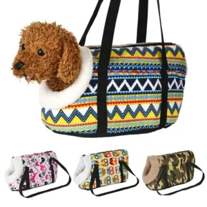 Sac de transport classique pour petits chiens, sac à dos confortable et doux pour chiots, chats et chiens, sac de voyage pour animaux de compagnie, sac à bandoulière pour chihuahua, pug, accessoires pour animaux de compagnie