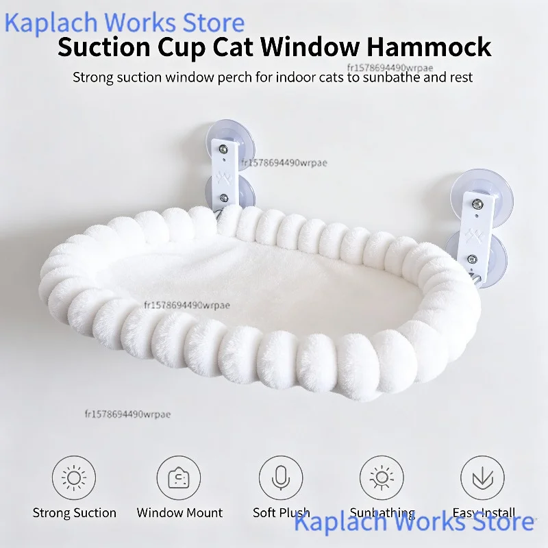 Lit de fenêtre confortable pour chats d'intérieur – Image 4