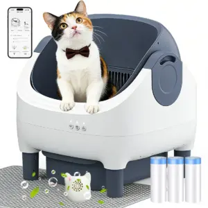 Bac autonettoyant 76L+11L semi-fermé pilotable par appli