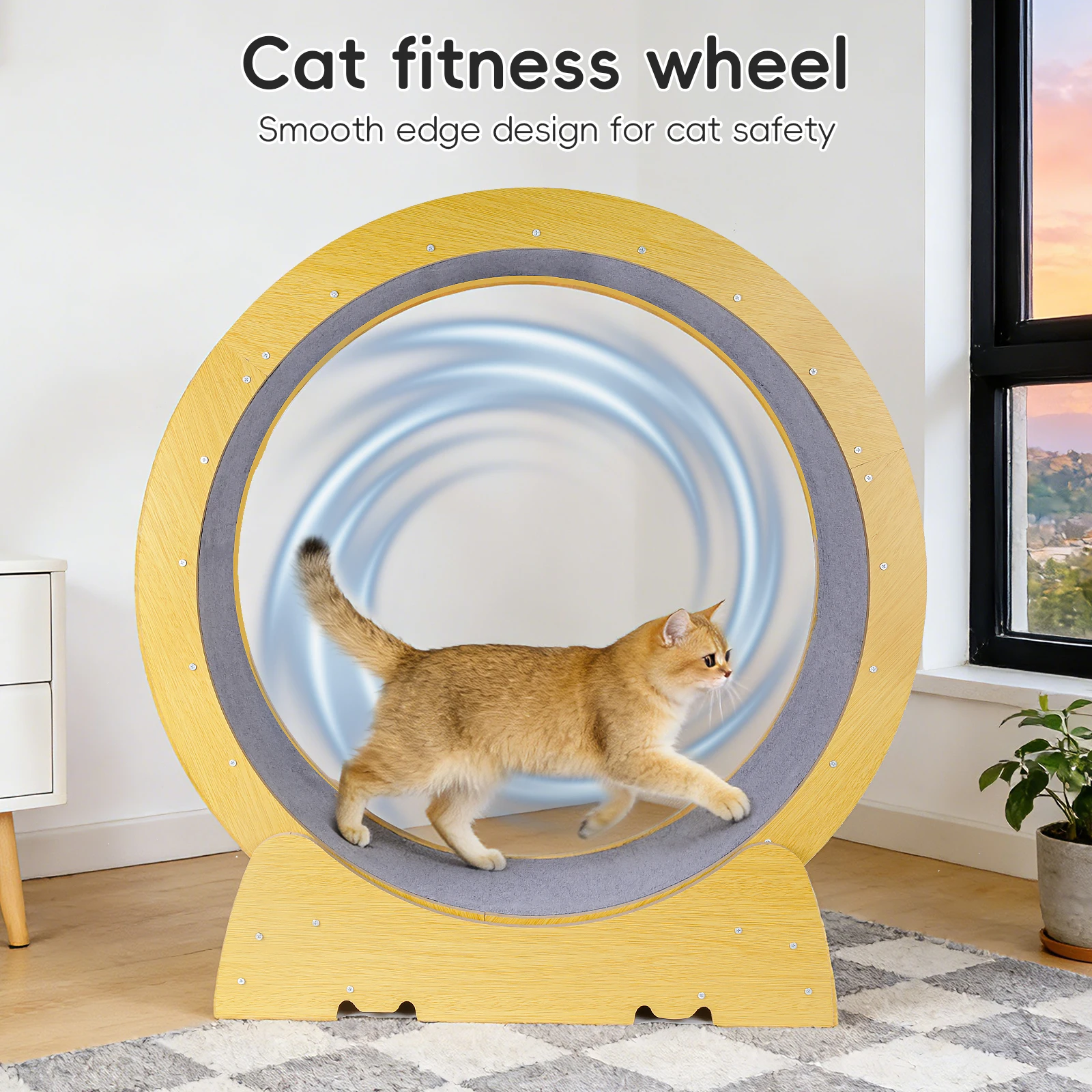 Tapis de course pour chat silencieux et sécurisé – Image 4