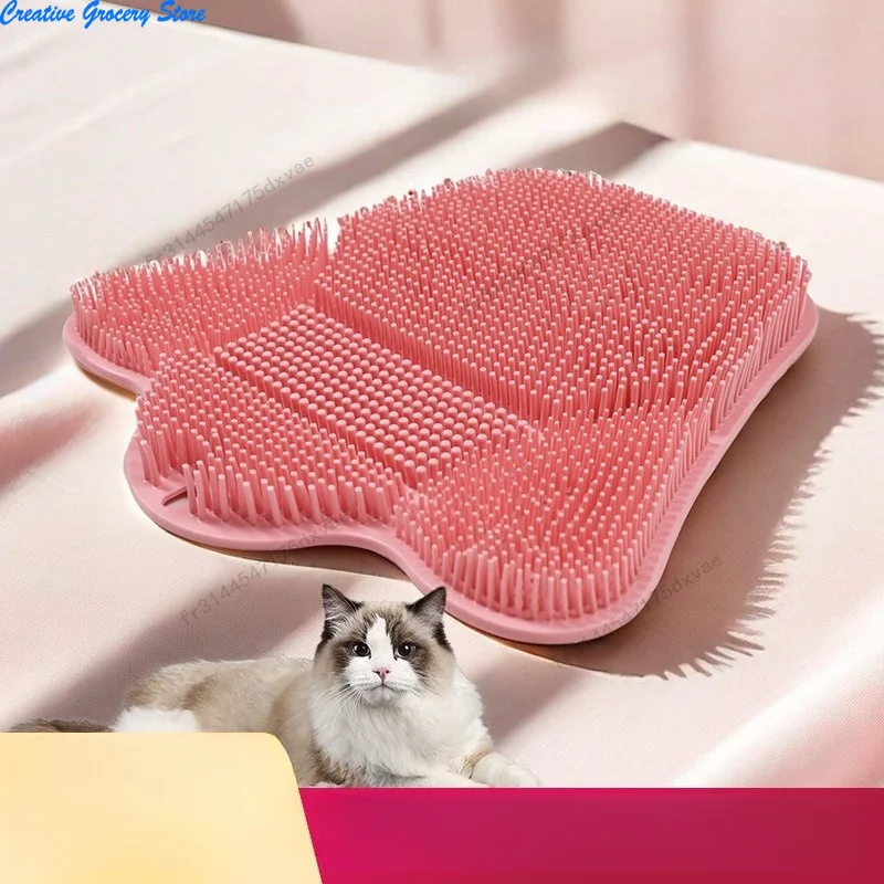 Brosse de massage double fonction avec griffoir mural – Image 3
