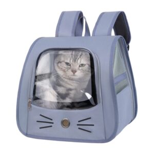 Sac à dos de transport transparent pour chat