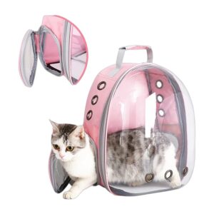 Sac à dos de transport transparent pour chat