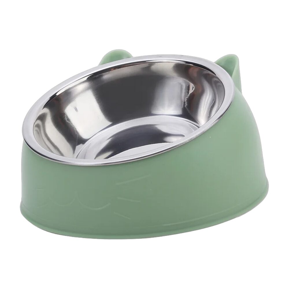 Bol incliné pour chat en acier inoxydable – Image 5